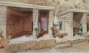 Upper ridge as it may have once looked after the time of Jacob (~1550 BCE)