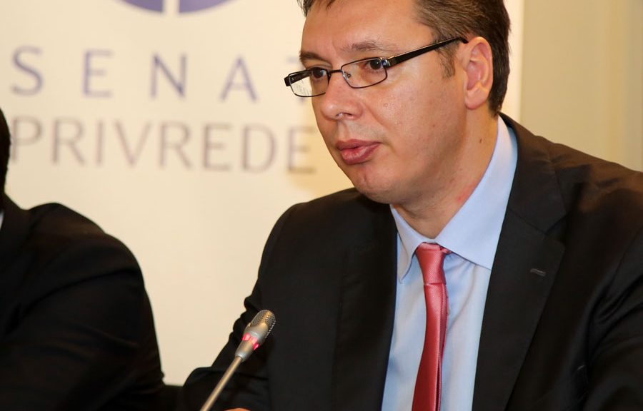 Photo of Serbian President Vucic for illustrative purposes only. Photo Credit: Franz Johann Morgenbesser [License]