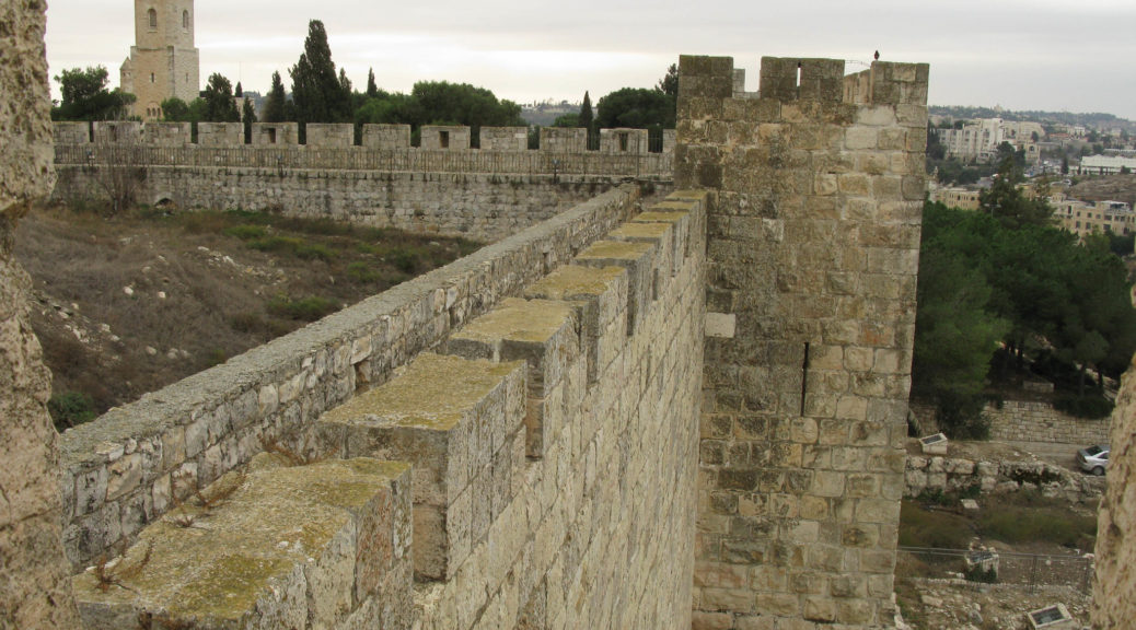Illustrative Photo of Jerusalem's Old City Walls Ramparts, Credit: Lodo [License]